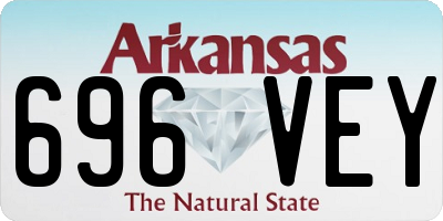 AR license plate 696VEY