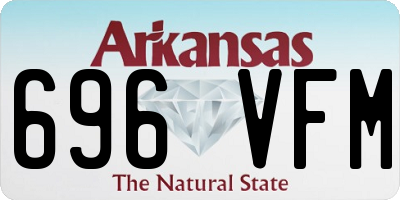 AR license plate 696VFM