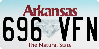 AR license plate 696VFN