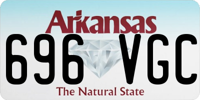 AR license plate 696VGC