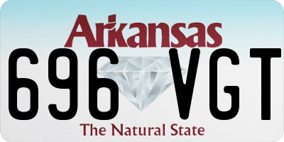 AR license plate 696VGT