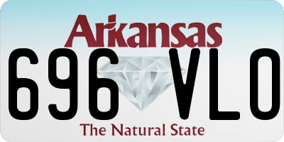 AR license plate 696VLO