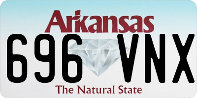 AR license plate 696VNX