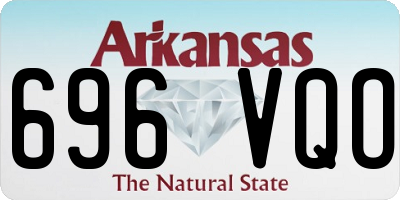 AR license plate 696VQO