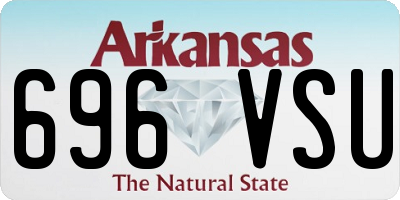AR license plate 696VSU