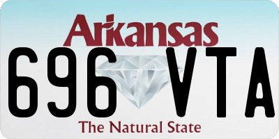 AR license plate 696VTA