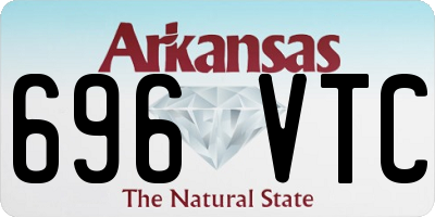 AR license plate 696VTC