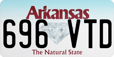 AR license plate 696VTD