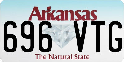 AR license plate 696VTG