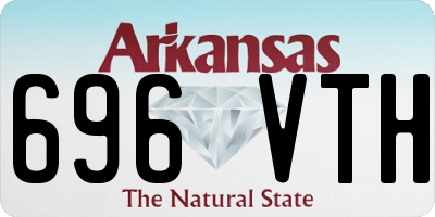 AR license plate 696VTH