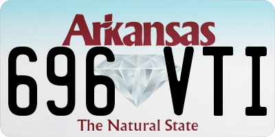 AR license plate 696VTI
