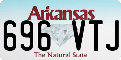 AR license plate 696VTJ
