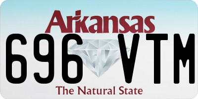 AR license plate 696VTM