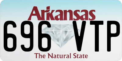 AR license plate 696VTP