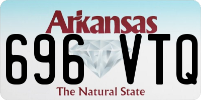 AR license plate 696VTQ