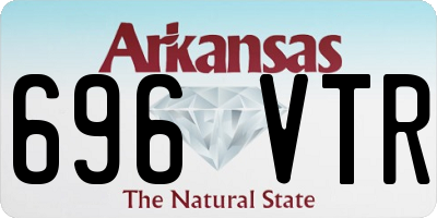 AR license plate 696VTR