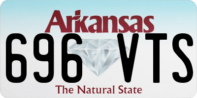 AR license plate 696VTS