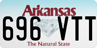 AR license plate 696VTT