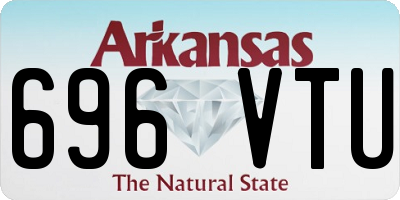 AR license plate 696VTU