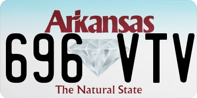 AR license plate 696VTV