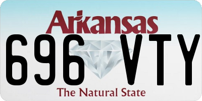 AR license plate 696VTY