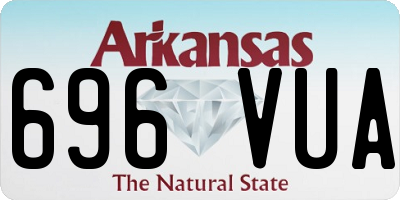 AR license plate 696VUA