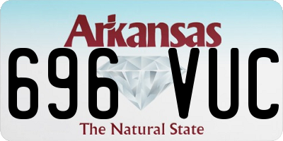 AR license plate 696VUC