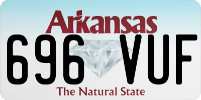 AR license plate 696VUF