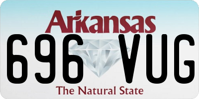 AR license plate 696VUG