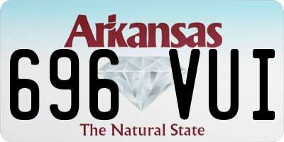 AR license plate 696VUI