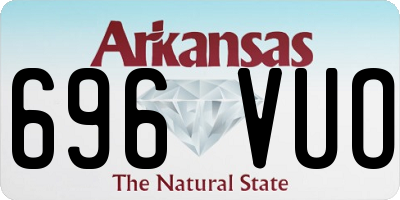 AR license plate 696VUO