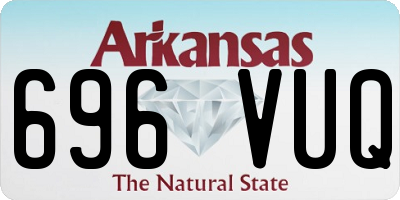 AR license plate 696VUQ