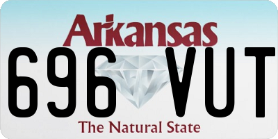AR license plate 696VUT