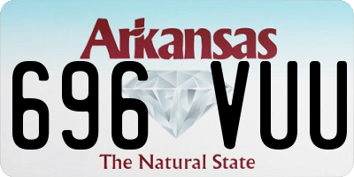 AR license plate 696VUU