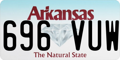 AR license plate 696VUW