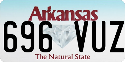 AR license plate 696VUZ