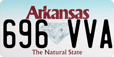 AR license plate 696VVA