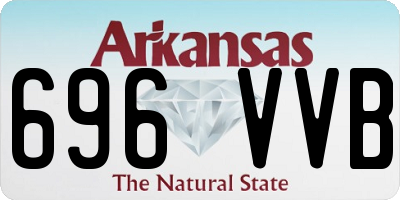 AR license plate 696VVB