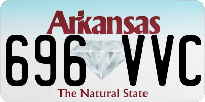 AR license plate 696VVC