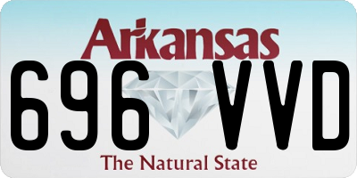 AR license plate 696VVD
