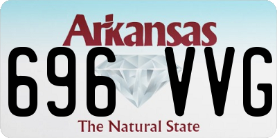 AR license plate 696VVG
