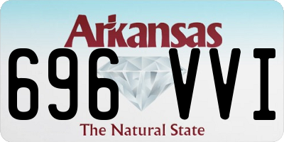 AR license plate 696VVI