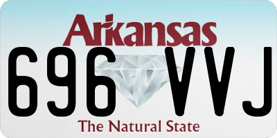 AR license plate 696VVJ