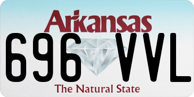 AR license plate 696VVL