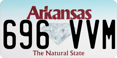 AR license plate 696VVM