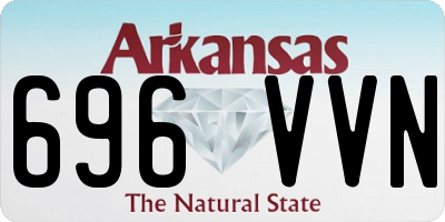 AR license plate 696VVN