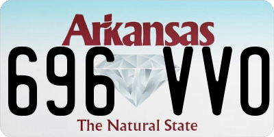 AR license plate 696VVO