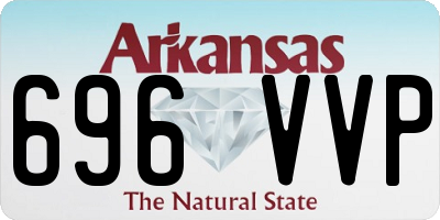 AR license plate 696VVP