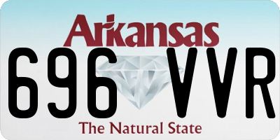AR license plate 696VVR