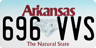 AR license plate 696VVS